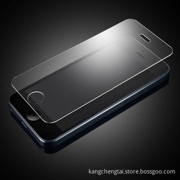 Mirror tempered glass screen protector for iPhone5/5S, mirror reflection, anti-scratch